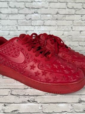 Size 15 Nike Air Force 1 Low  LV8 VT Independence Day Red Sneakers 789104-600